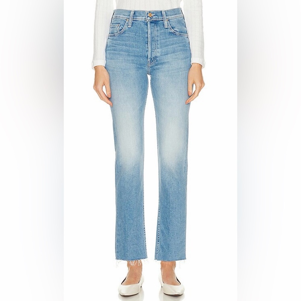 MOTHER Denim the tomcat ankle fray in color kitty corner